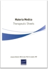 MATERIA MEDICA - Therapeutic Sheets